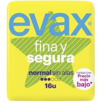 Compresa sin alas EVAX F&S, paquete 16 unid.