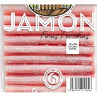 Jamón cocido finas TARRADELLAS, bandeja 125 g