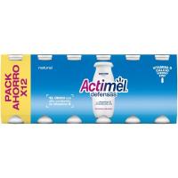 Iogurt per a beure natural ACTIMEL, pack 12x100 ml