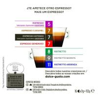 Café expresso intenso DOLCE GUSTO, caja 16 uds