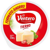 Queso tierno EL VENTERO, pieza 550 g