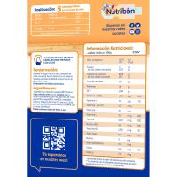 Farinetes 8 Cereals amb mel-fibra NUTRIBEN, caixa 600 g