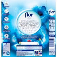 Suavizante concentrado azul FLOR, botella 59 dosis