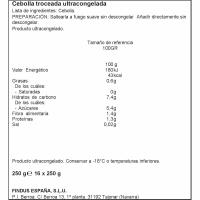 Cebolla troceada FINDUS, bolsa 250 g