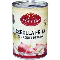 Ceba fregida en oli d'oliva FERRER, 390 g