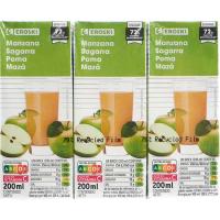 Bebida de manzana EROSKI, pack 6x0,2l