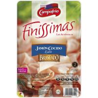 Jamón cocido braseado CAMPOFRÍO Finíssimas, bandeja 115 g