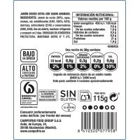 Pernil cuit braseado CAMPOFRÍO Finíssimas, safata 115 g