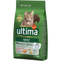 Alimento de salmón-arroz gato adulto ULTIMA, saco 1,5 kg