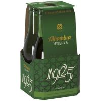 Cervesa Reserva 1925 ALHAMBRA, pack botellín 4x33 cl