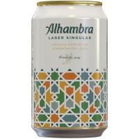 Cervesa ALHAMBRA SINGULAR LAGER, llauna 33 cl