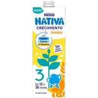 Llet creixement amb cereals 1+ NESTLÉ, brik 1 litre