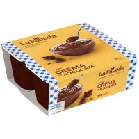 Crema de chocolate LA FAGEDA, pack 4x125 g
