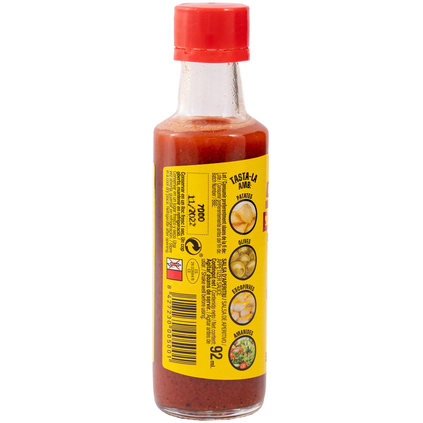 Salsa aperitivo ESPINALER, frasco 92 ml