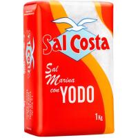Sal con yodo COSTA, paquete 1 kg