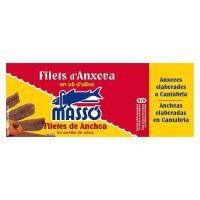 Filetes de anchoa MASSO, lata 50 g