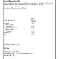 Paté al forn CARLIT, al tall, compra mínima 100 g