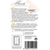 Manzanilla ALBAMONTE, botella 75 cl