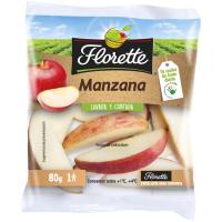 Snack de manzana FLORETTE, bolsa 80 g