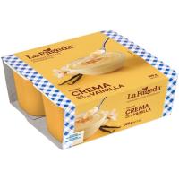 Crema de vainilla LA FAGEDA, pack 4x125 g