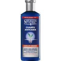 Xampú anticaiguda cabell gras NATURALESA Y VIDA, pot 300 ml