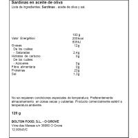 Sardinas en aceite MASSÓ, lata 120 g