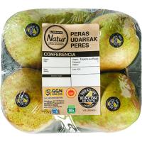 Pera Conferencia D.O.P. EROSKI NATUR, bandeja aprox. 1 kg