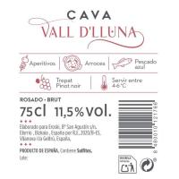 Cava Rosé VALL d`LLUNA, ampolla 75 cl