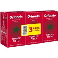 Tomate frito ORLANDO, pack 3x212 g