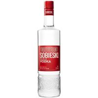 Vodka SOBIESKI Clear, botella 70 cl