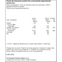 Refresc de suc de poma APPLETISER, ampolla 75 cl