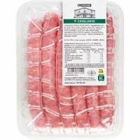 Salchicha fresca de cerdo EROSKI, bandeja 400 g