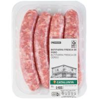 Butifarra fresca de cerdo EROSKI, bandeja 400 g