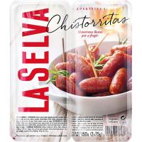 Chistorrita LA SELVA, pack 2x75 g