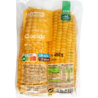 Mazorca de maíz EROSKI, bolsa 450 g