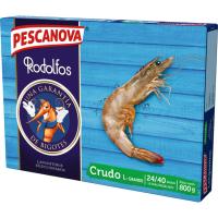 Langostino crudo 24/40 PESCANOVA, caja 800 g