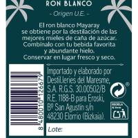 Ron Blanco MAYARAY, botella 1 litro