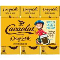 Batut de cacau CACAOLAT, pack 6x200 ml