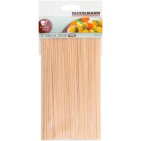 Pincho de madera de bambú para brocheta de 200x25 mm FACKELMANN, 100 uds