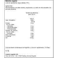 Beguda de civada YOSOY, brik 1 litre