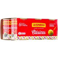 Olives farcides d`anxova LA ESPAÑOLA, pack 6x50 g