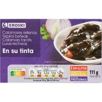 Calamarsons en la seva tinta EROSKI, llauna 106 g