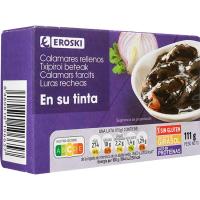 Chipirón en su tinta EROSKI, lata 106 g