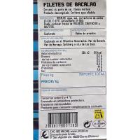 Filete de bacalao al punto de sal E. NATUR MSC, bandeja aprox. 350 g