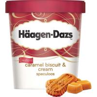 Biscuits&Cream de caramelo HAAGEN DAZS, tarrina 500 ml