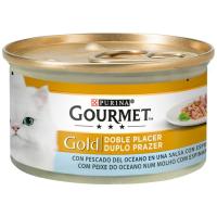 Doble plaer de l'oceà GOURMET Gold, llauna 85 g