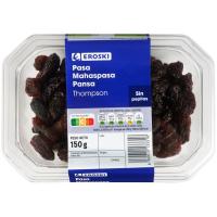 Panses Thompon sense llavor EROSKI, terrina 150 g