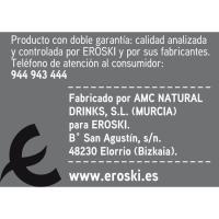 Suc de poma espremut Eroski SELEQTIA, brik 1 litre
