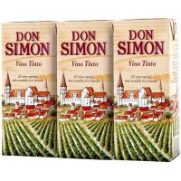 Vino Tinto DON SIMON, pack 3x187 ml