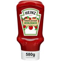 Quètxup ecològic HEINZ, boca avall 580 g